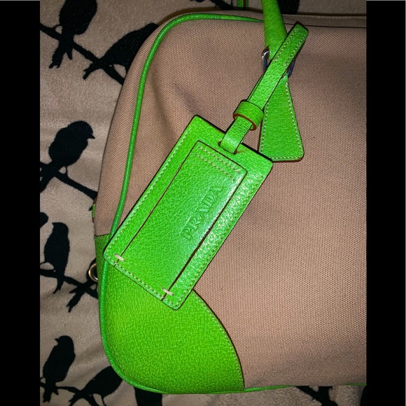 Prada Canvas Bowler Bag 💚👜💚 - Picture 7 of 10